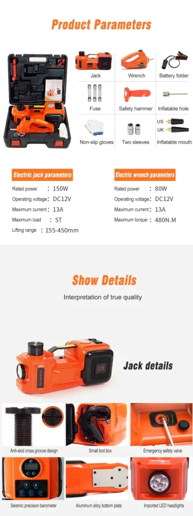 Autolux electric car jack
